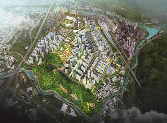 KTX 울산역 복합특화단지 예상조감도