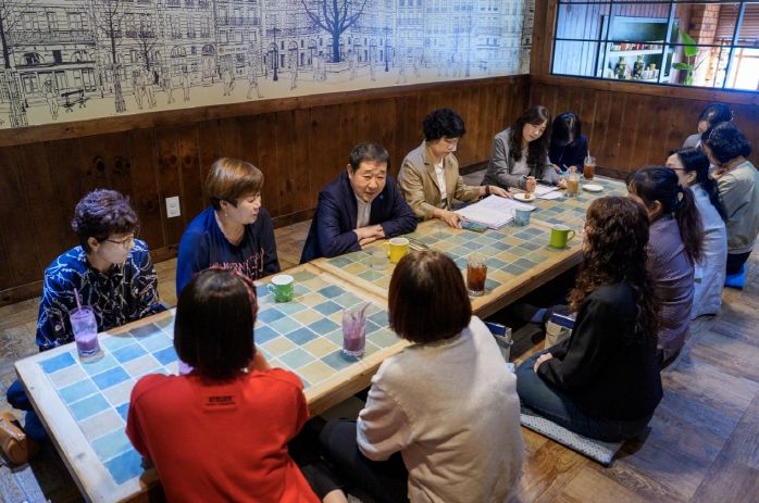 증평군 은가비 어머니회와 차담회