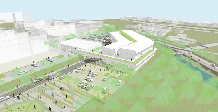 천연물소재 전주기 표준화 허브센터 조감도(안)