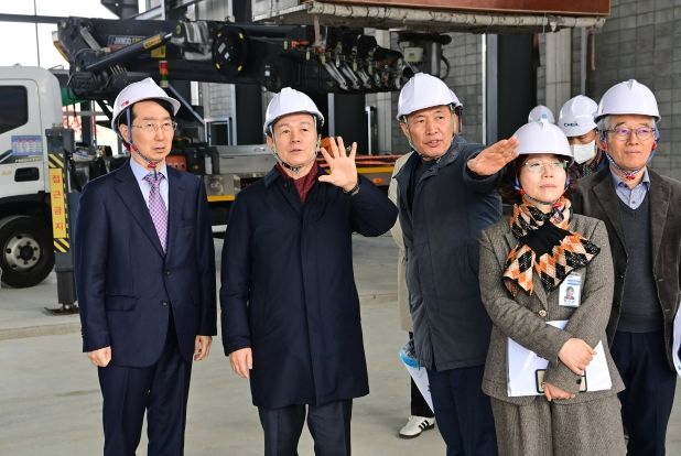 진주시, 미래항공기체(AAV) 실증센터 현장점검 실시